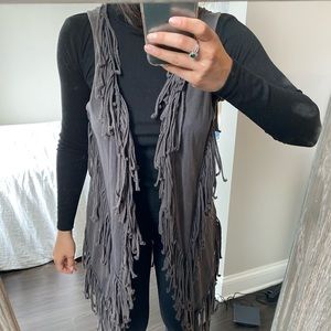 Fringe cardigan